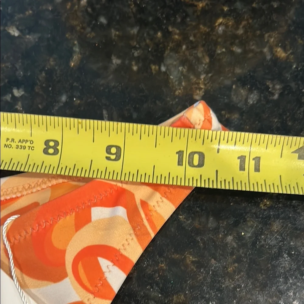 Kulani Kinis Orange and White Swim Sarong - Picture 5 of 6